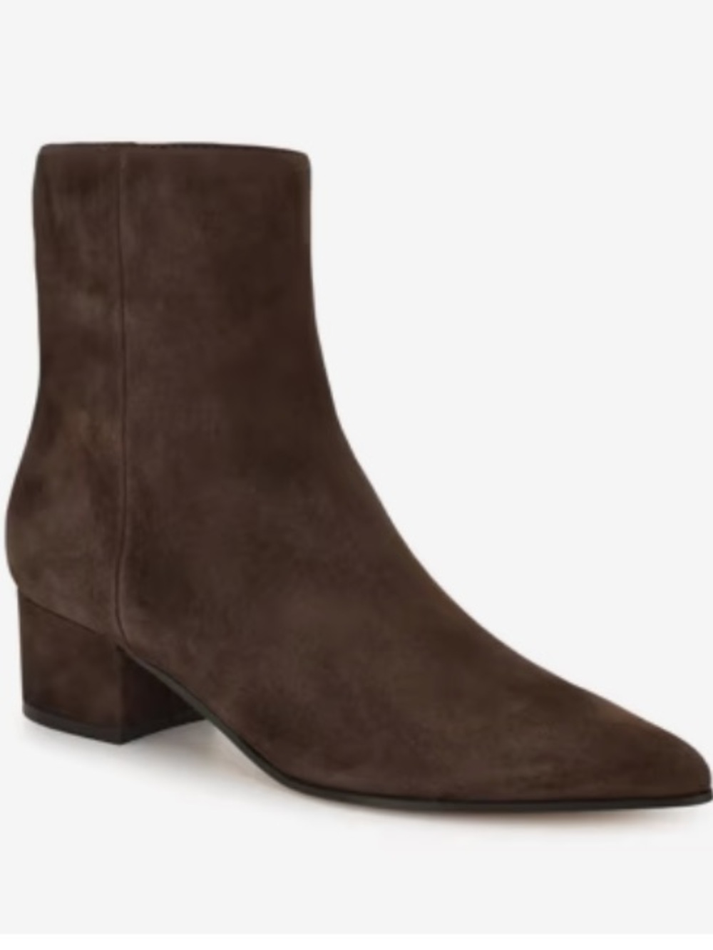 Nine West Maribu Women's Brown Suede Ankle Boots